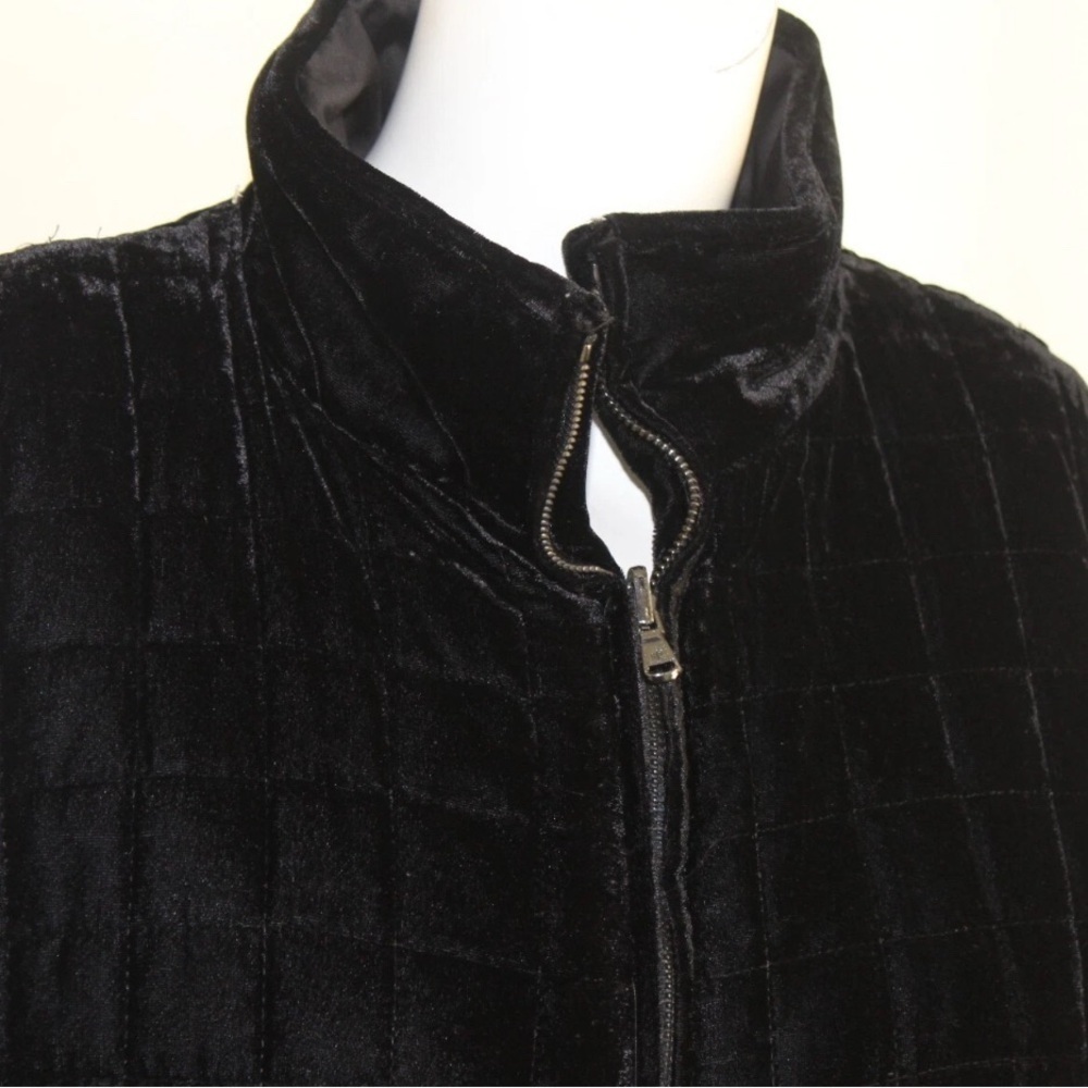 Ralph Lauren Black Reversible Quilted Women's Vest - Picture 9 of 9